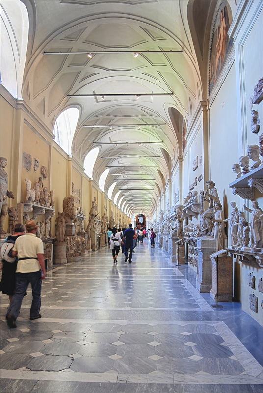 6 - The Chiaramonti Museum (Museo Chiaramonti) inside the Vatican Museums in Vatican City